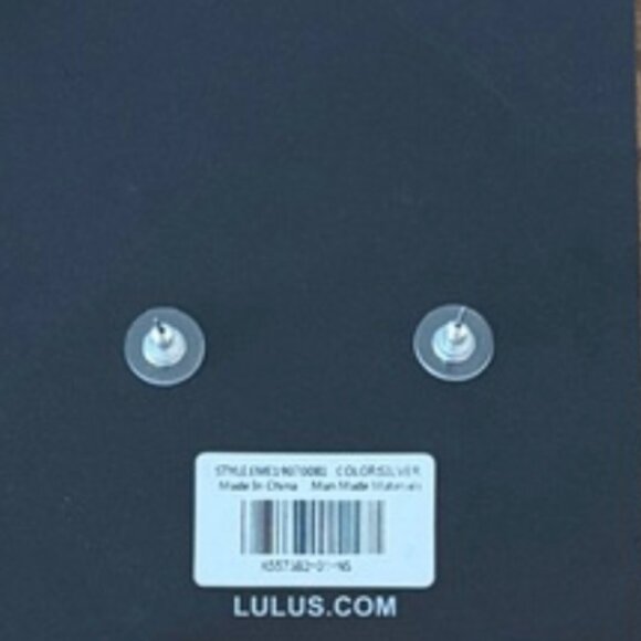 Lulus Afterparty Silver Rhinestone Fringe Earrings - Picture 4 of 4